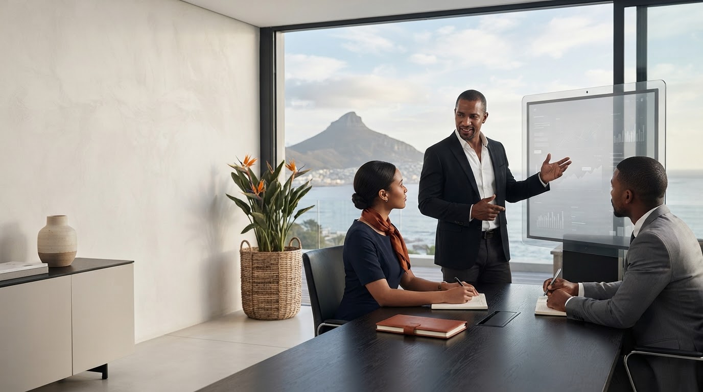 Auric Lendmere team reviewing capital allocation data on screen